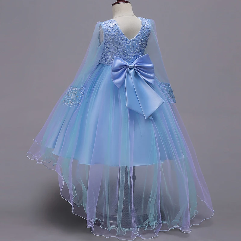 New Kids Dresses For Summer Wedding Girls Dress Chiffon Princess Christmas Party Clothes Toddler Vestido | Детская одежда и обувь