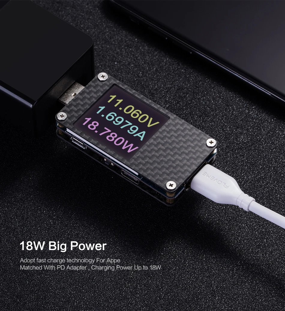 FLOVEME USB PD быстрое зарядное устройство type C для осветительного кабеля 18 Вт Реверсивный зарядный USB-C для iPhone X XR XS Max кабель type-C для передачи данных