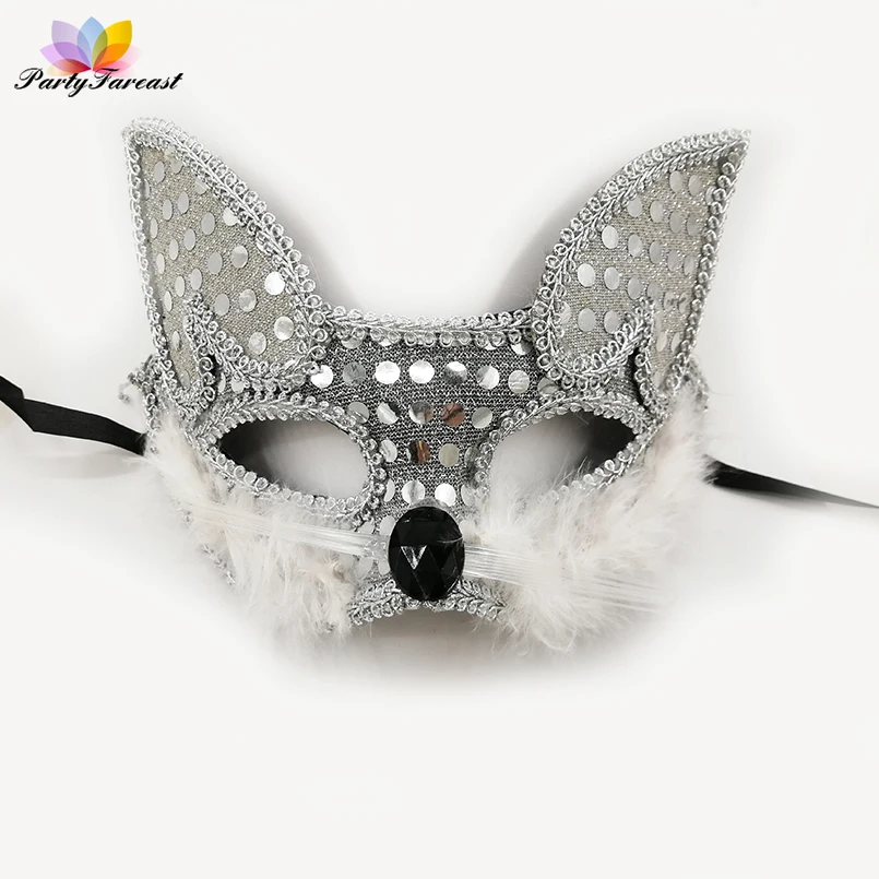 PF Сексуальная Фокс Маски для век Для женщин Обувь девочек половина верхней Уход
