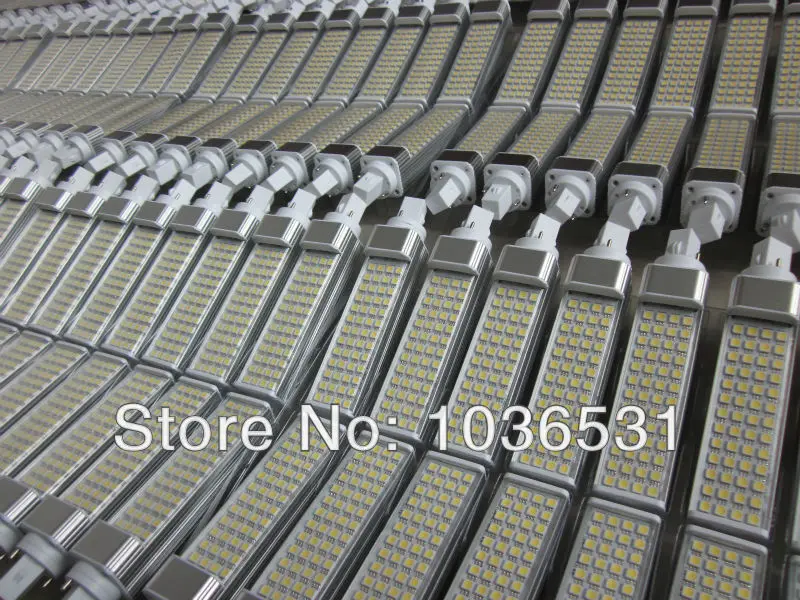 free shiping 2pcs 11w PL led G23 g24 plc light 52leds SMD5050 e27 b22 corn bulb 860lm pl lamp factory | Лампы и освещение