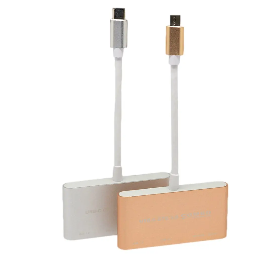 Компактный размер type-c OTG 3 0 кардридер USB 1 тип-c к USB3.0 концентратор TF адаптер