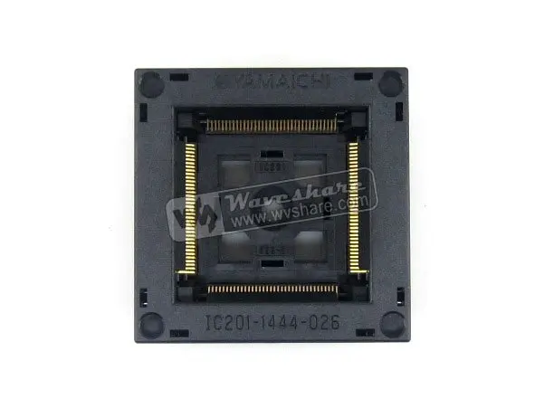 QFP144 TQFP144 FQFP144 PQFP144 IC201 1444 026 QFP адаптер Yamaichi IC тестовый сгорающий Адаптер для