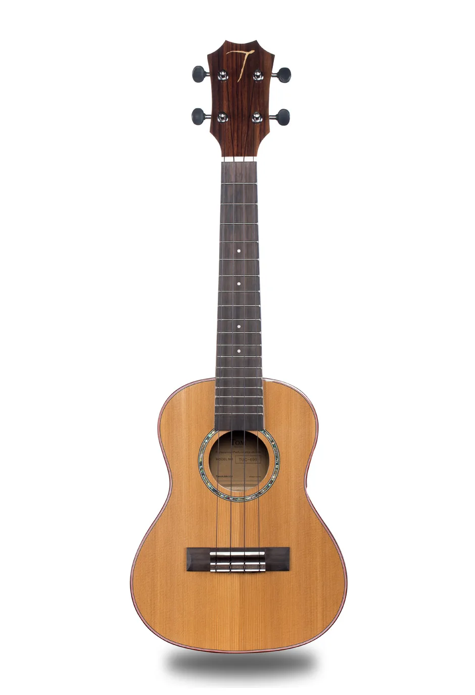YUEKO TUC-690 концертная Гавайская гитара 23 дюймов Hawii 4 струны Uke палисандр гриф Okoume