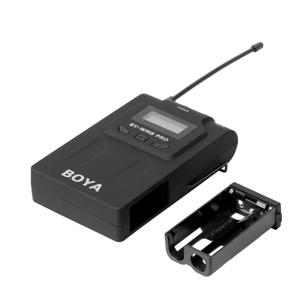 BOYA BY WM8 Pro Двухканальный UHF Беспроводной микрофон Камера видео интервью Mic 2