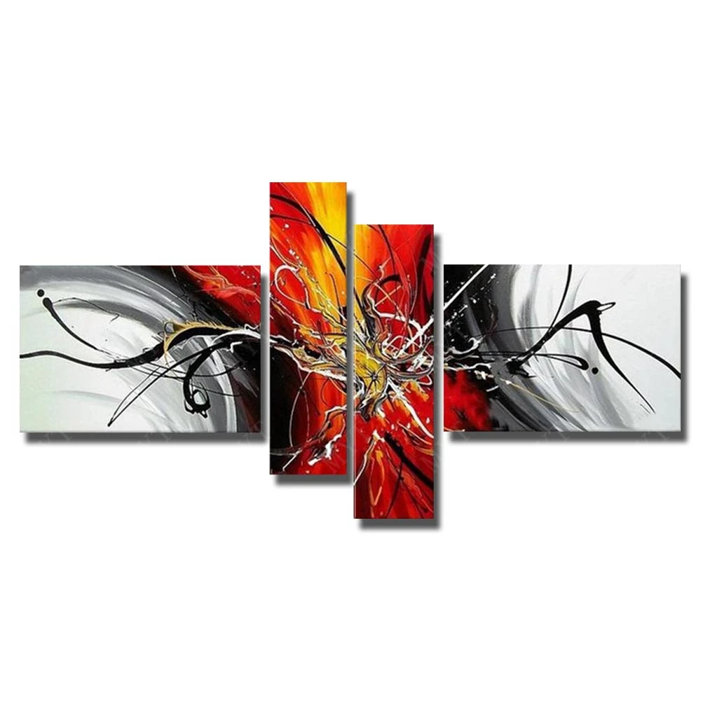 Mew картины ручной Рисование дизайнерские украшения дома дешевая цена Большие