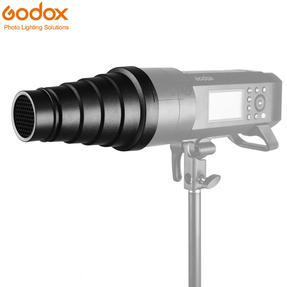 Godox SN 04 Snoot с сотовой сеткой из алюминиевого сплава управляющие источники