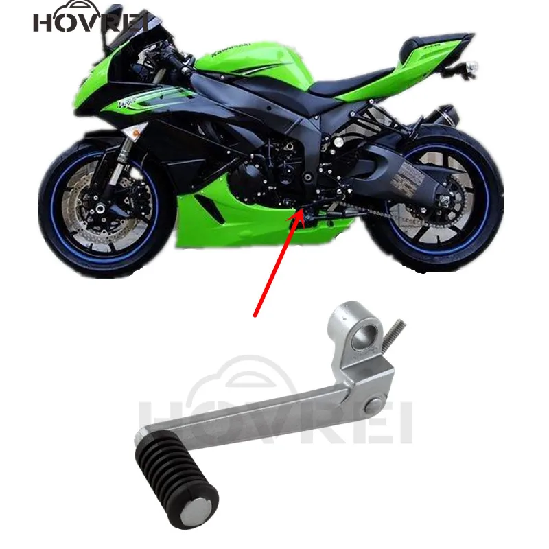 Рычаг переключения передач для мотоцикла алюминиевая ножная педаль KAWASAKI ZX6R 2005 2011