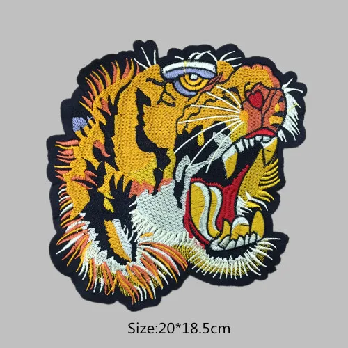 FFLACELL Тигр нитка для вышивания патчи аппликация на одежду шляпа своими руками