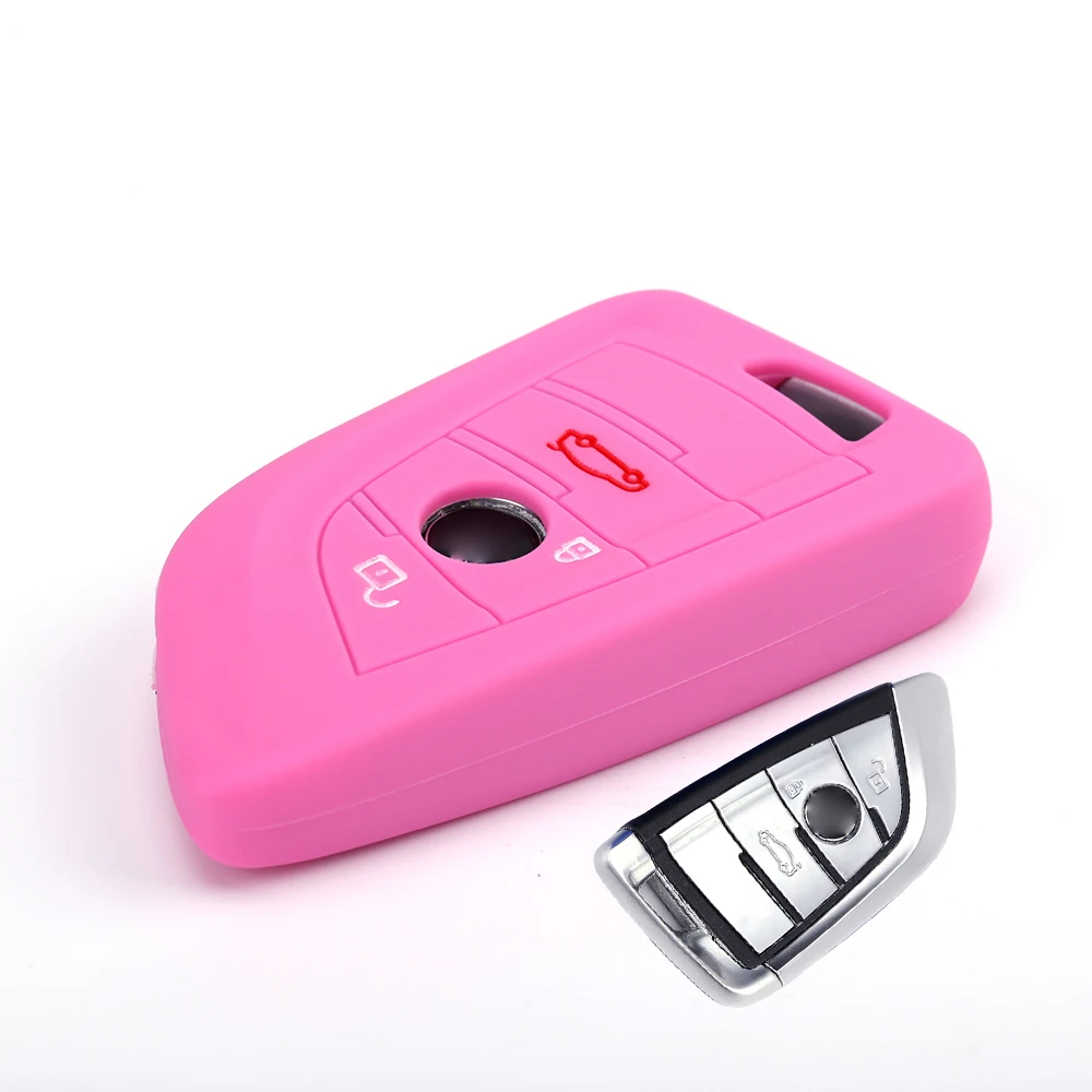 2 кнопки по низкой цене силиконовый для ключа автомобиля чехол Брелок в виде