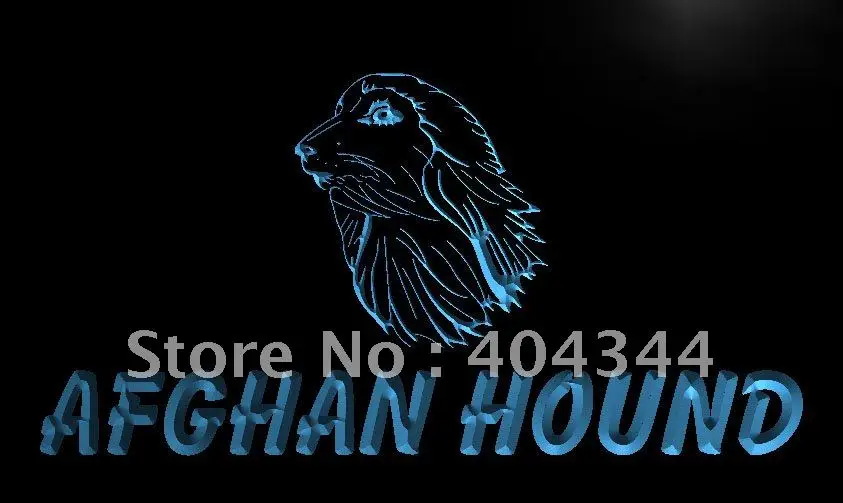 

LB933- Afghan Hound Dog Pet LED Neon Light Sign home decor crafts