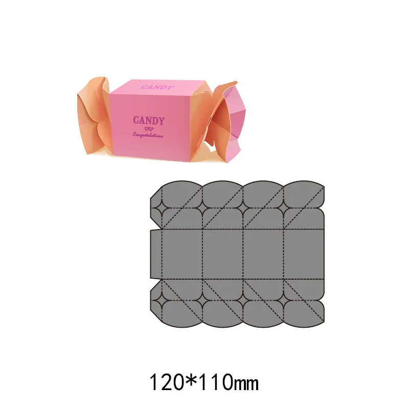 Неправильная фигурная коробка металлическая сталь высечки рамки резки штампы