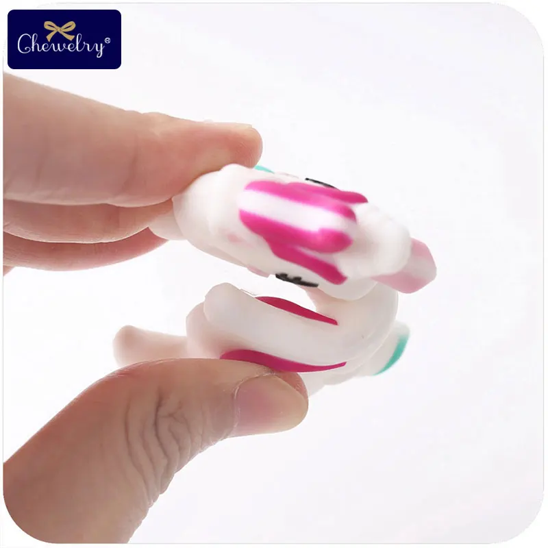 1 шт. Единорог силиконовый детский Прорезыватель для зубов без добавления