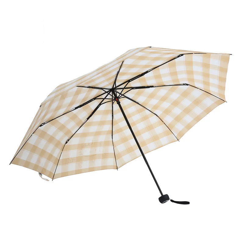 Красивый складной зонтик с защитой от солнца и УФ лучей прозрачный мини Hello Kitty