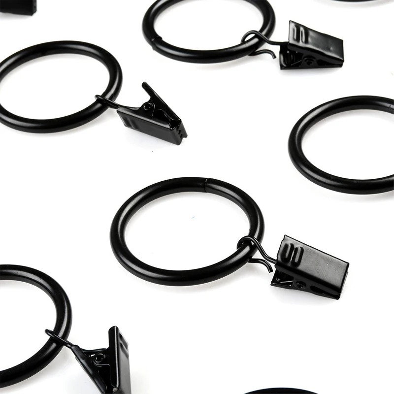Горячая продажа полезные 10 шт./компл. зажимы для занавесок крюк кольцо wiht