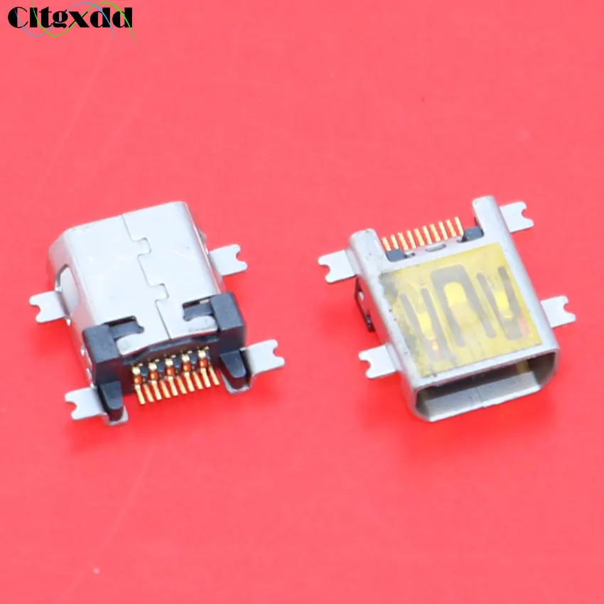 Cltgxdd 1 ~ 100 шт мини usb разъем V3 порт 10pin гнездо для Coolpad N900 E270 D508 W700 F600 F800 D550 |