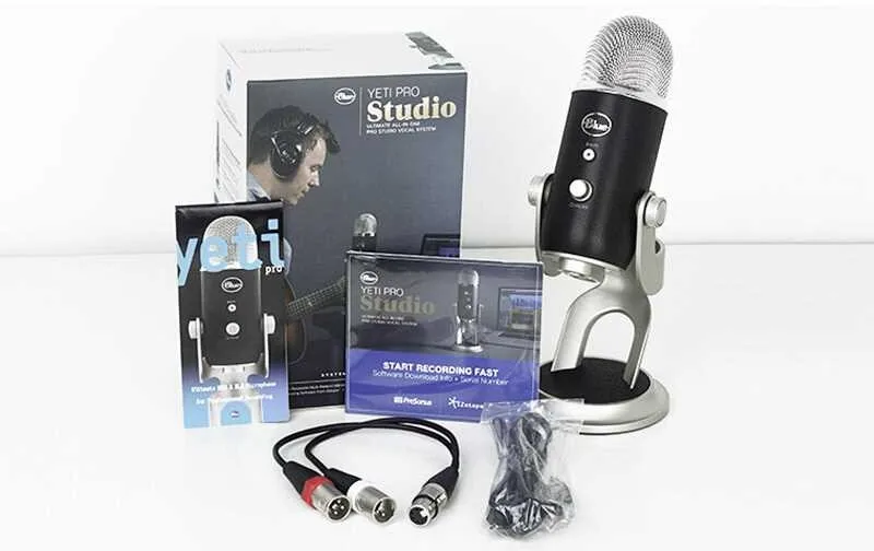 Синий Yeti Pro Studio настольный USB сетевой микрофон для записи профессиональный конденсаторный игрушечный микрофон для караоке песня студийная запись в режиме реального времени