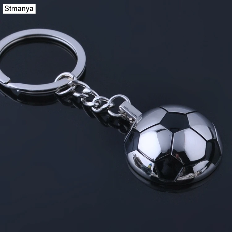 

Fashion New Men Car Key Chain Women Metal Football Car Keychain Party Gift Jewelry Bag Charm Accessories key Ring K1307