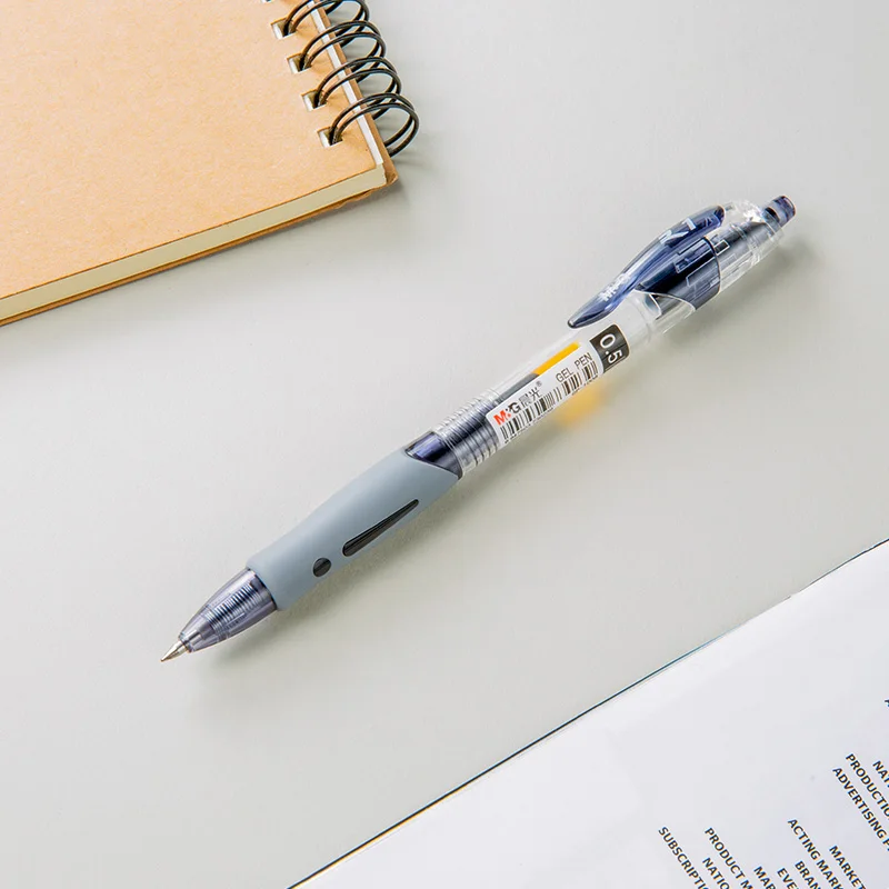 

Red Blue Black Refill Gel Pen Neutral Pen 12Pcs 0.5mm Tip Touch Pen Student Exam Signature Pen Office School Supplies GP1008