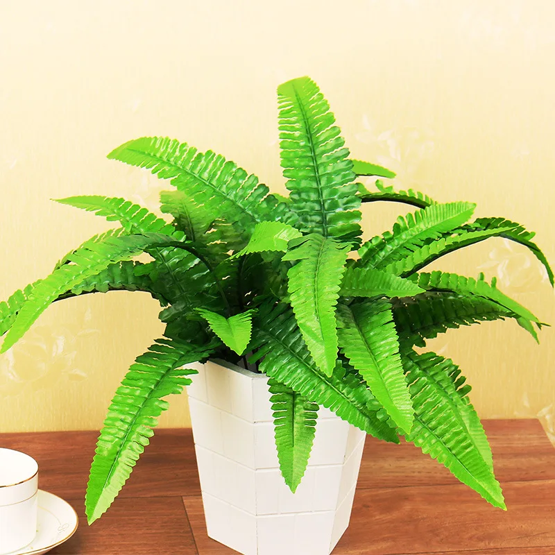 7 вилка зеленая трава искусственные растения для Пластик цветы бытовой магазин