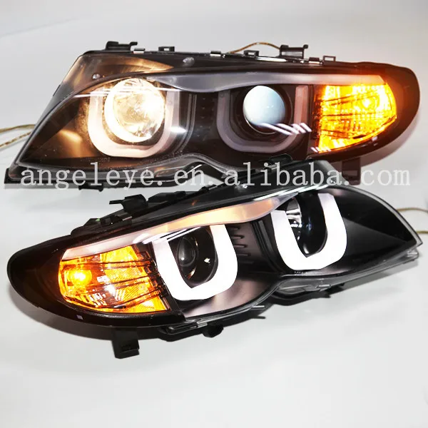 Для BMW E46 318 320 323 325 330CI 4 двери U Стиль светодиодный светильник голова глаза ангела s