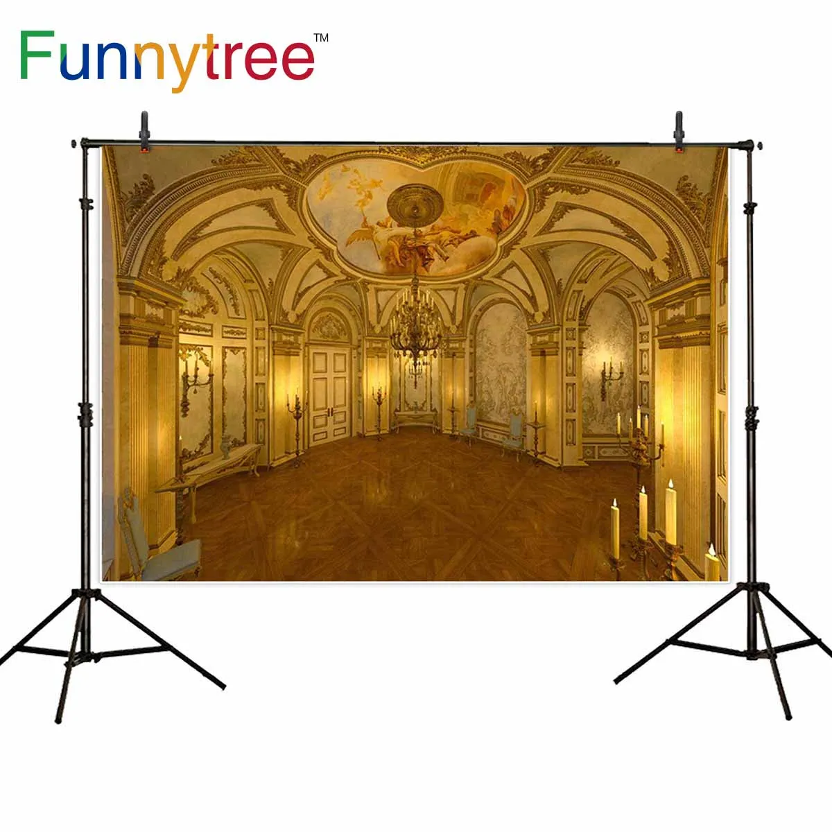 Фон Funnytree для студийной фотосъемки винтажный замок интерьерное украшение