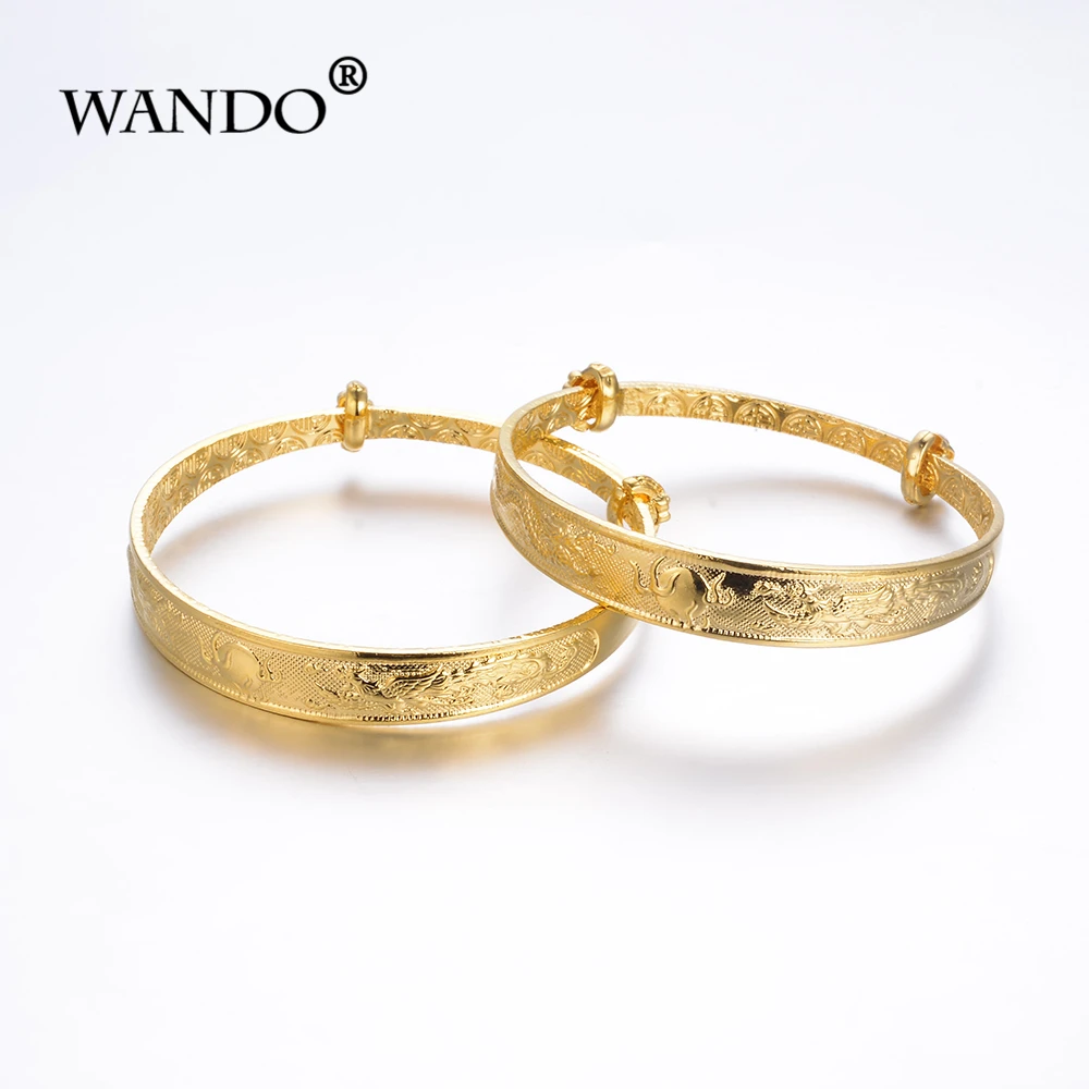 WANDO 2 шт. изображениями драконов и феникса классический браслет & для