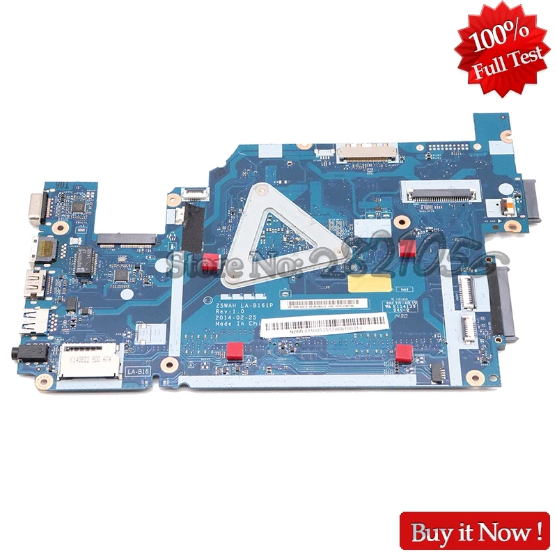 Материнская плата NOKOTION Z5WAH для ноутбука Acer aspire LA-B161P E5-531 NBML811005 NB.ML811.005 SR1EB E5-571 DDR3L |
