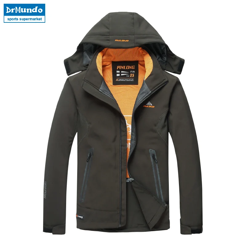 Уличная походная куртка Windstopper софтшелл флисовая пальто Мужская