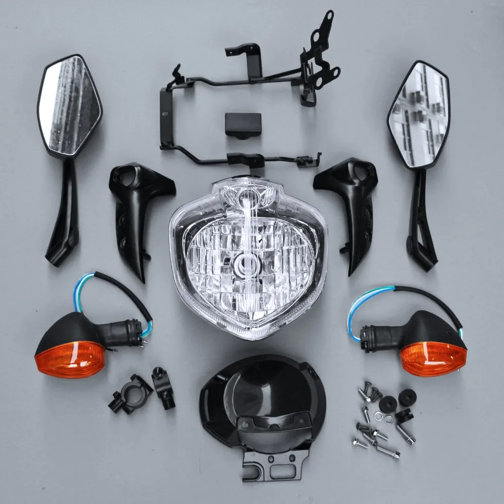 Подходит для FZ6N FZ6 FZ 6N 2004 2006 2005 мотоциклетная передняя фара в сборе|Крышка мотора| |