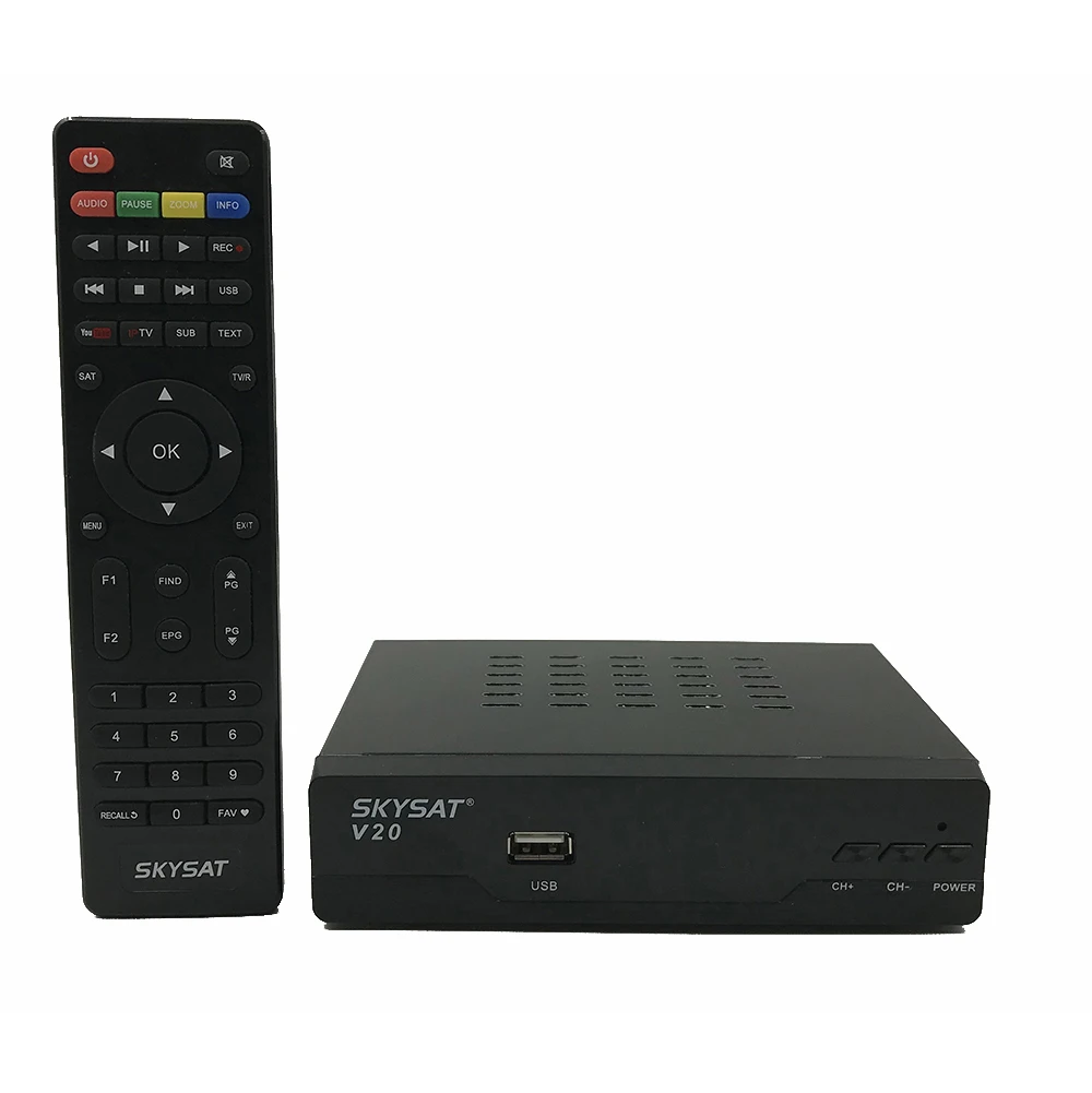 SKYSAT V20 H.265 DVB S2 Full HD 1080P спутниковый ресивер + 1 год Европа Испания Германия польский