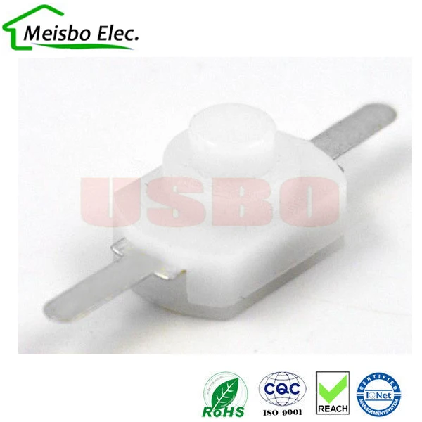 Топ белый медный 1A 30 V DC 250 AC разблокировка сенсорный переключатель мини фонарик