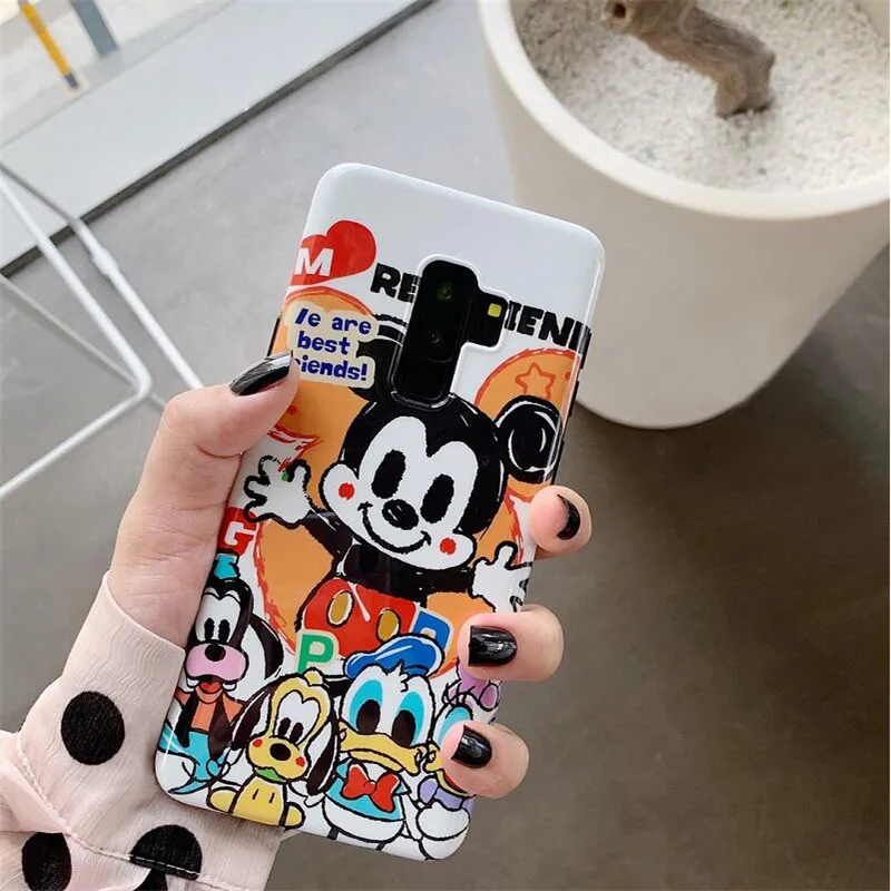 Чехол для телефона Ourpho с мультяшным Дональдом samsung S10 S8 S9 Plus мягкий чехол милым