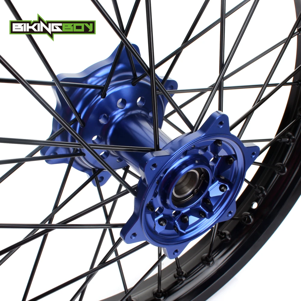 BIKINGBOY Передняя Задняя 21 &quot19&quot ступица обода колеса для Yamaha YZ250F YZ450F YZF 250 YZ-F 450 09 10 11