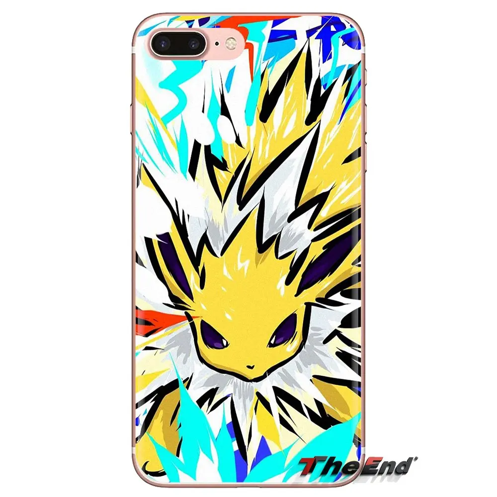 Прозрачные мягкие чехлы для iPod Touch Apple iPhone 4 4S 5 5S SE 5C 6 6S 7 8 X XR XS Plus MAX Anime Pokemon Animal Jolteon |