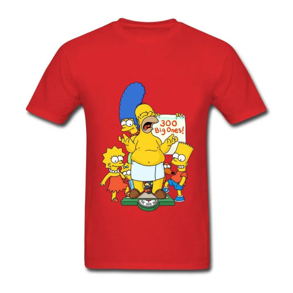 Брендовая мужская Молодежная Футболка The Simpson Семейные футболки с коротким