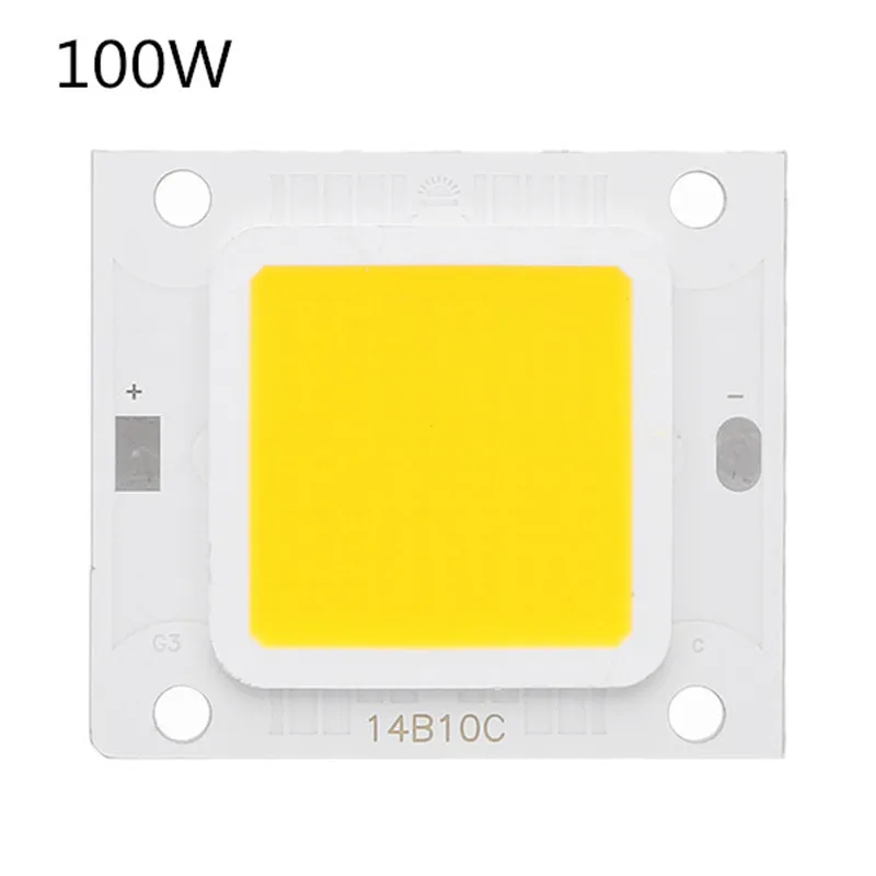 CLAITE COB светодиодный чип 10 Вт 20 Вт 30 Вт 50 Вт 70 Вт 100 Вт COB светодиодный чип для DIY прожектор точечный светильник