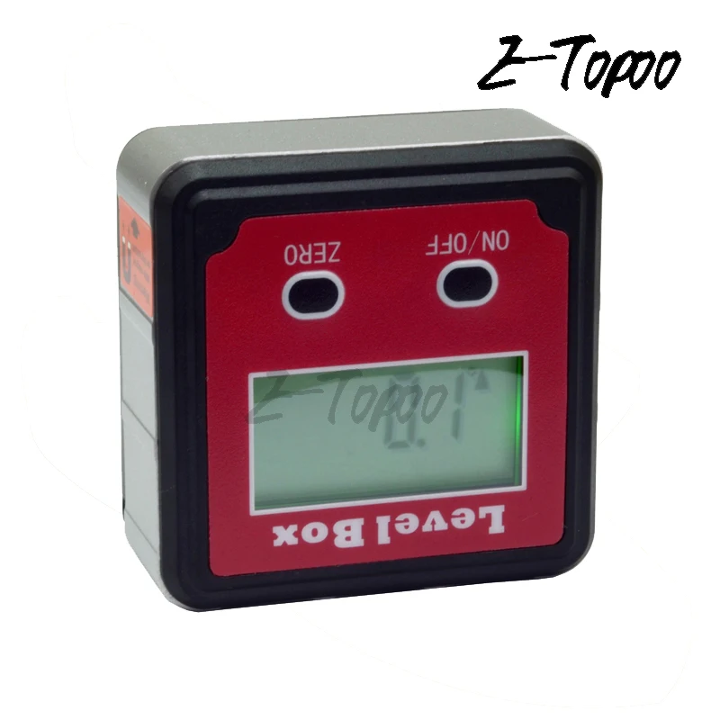 Магнитный угломер электронный инклинометр с спиртовым уровнем и ЖК