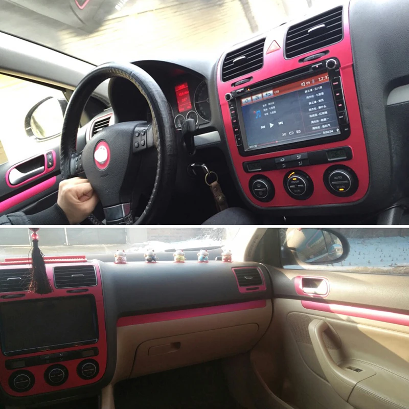 Для VW Golf 5 GTI MK5 2 двери внутренняя Центральная панель управления дверная ручка из