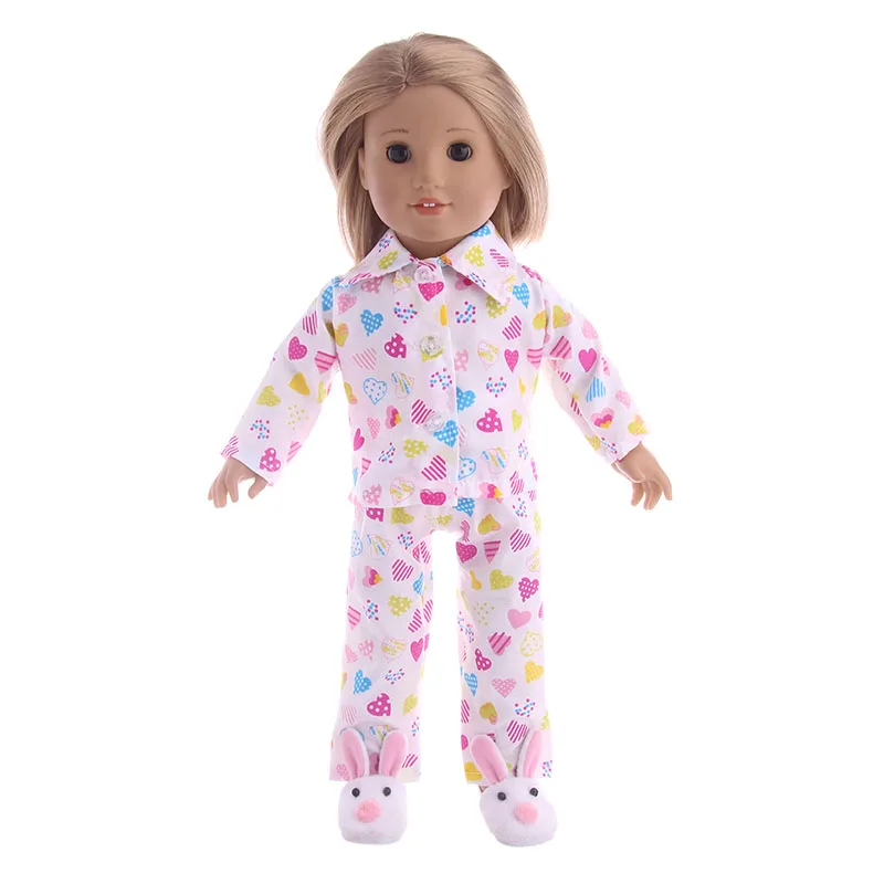 Handmade Doll pajamas suit the best gifts for 18 inch American and 43cm baby doll clothes accessoreis | Игрушки и хобби