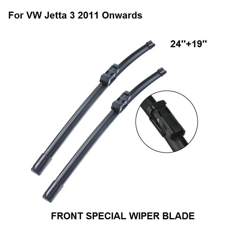 

Стеклоочистителя для VW Caddy 2008-2010 24 ''+ 19'' высокое качество натурального каучука чистке лобовое стекло