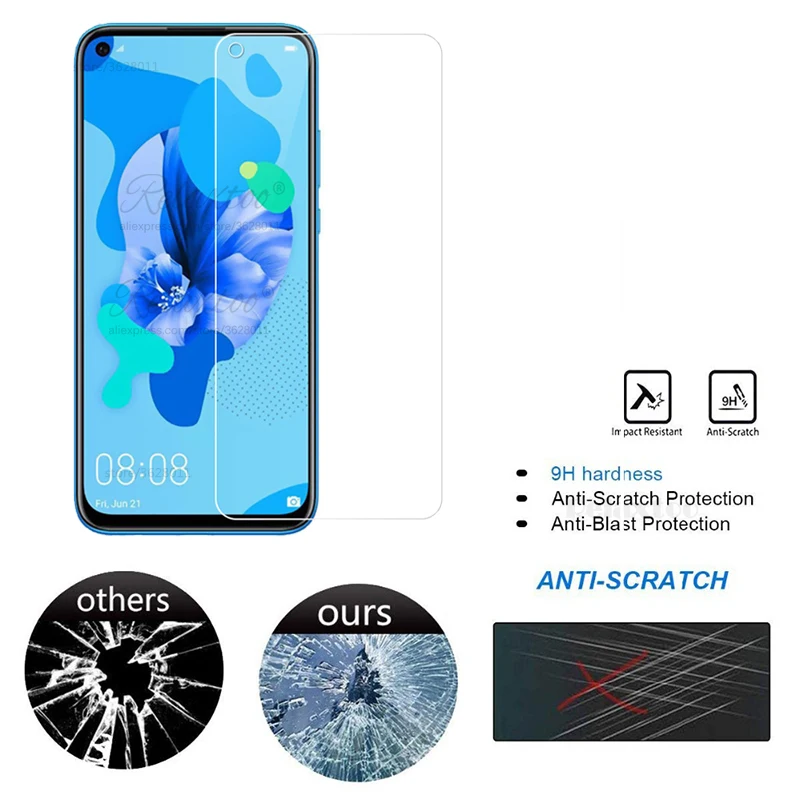 Полное покрытие закаленное стекло для Huawei P20 Lite 2019 Защитная пленка экрана hauwei huawey