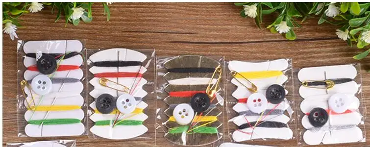 Новый 100 Набор Мини Портативный комплект для шитья игольчатая нить набор штифтов