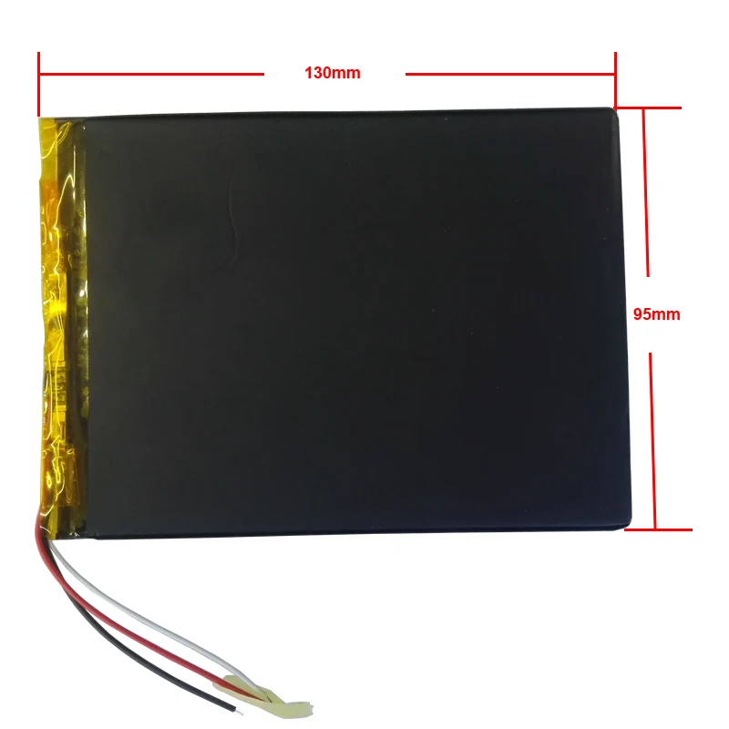 3,7 V 5500mAh 3 провода литиевый 3595130 планшетный ПК аккумулятор с защитной панелью полимерный аккумулятор