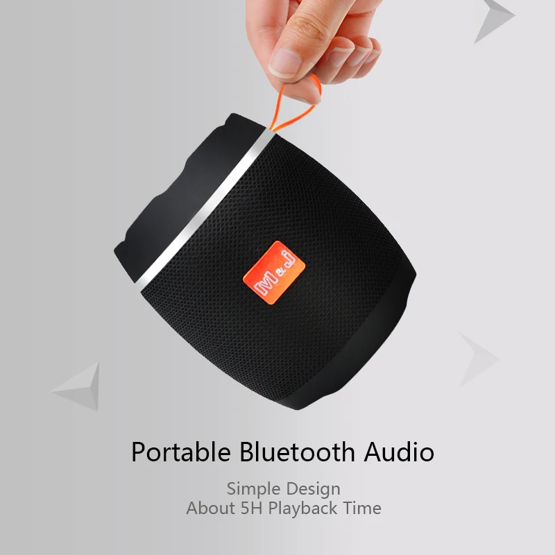 Портативная беспроводная Bluetooth Колонка M & J миниатюрная стерео аудиоколонка