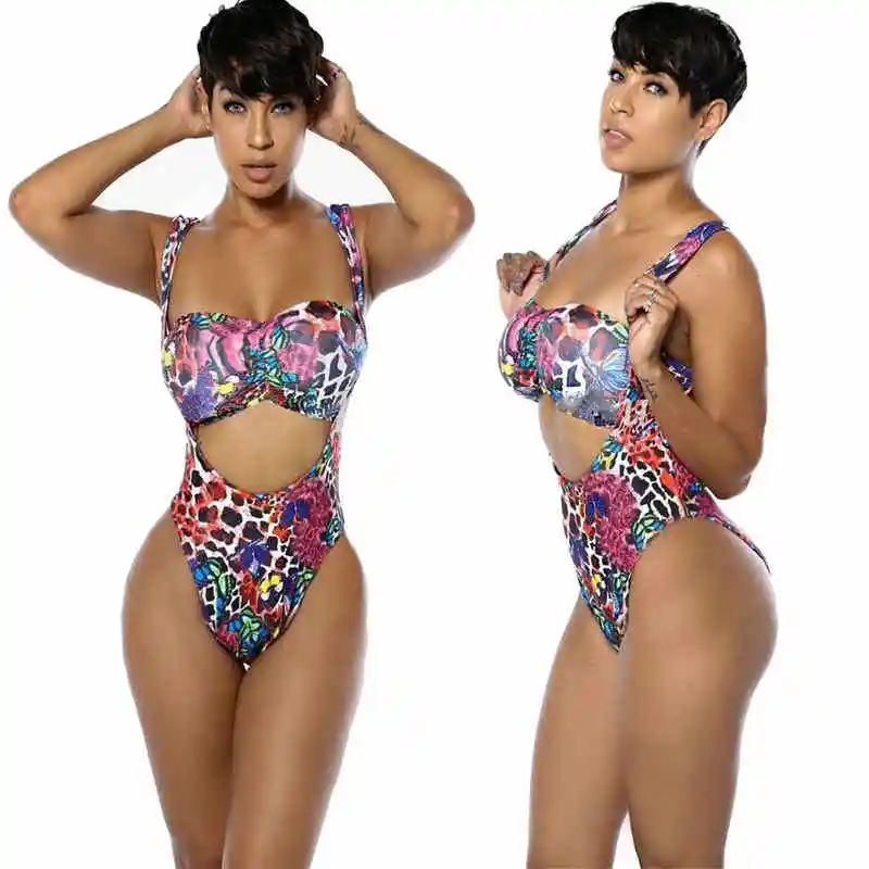 Женский раздельный купальник с бюстгальтером пуш ап и высокой талией|two-piece suit|bottom