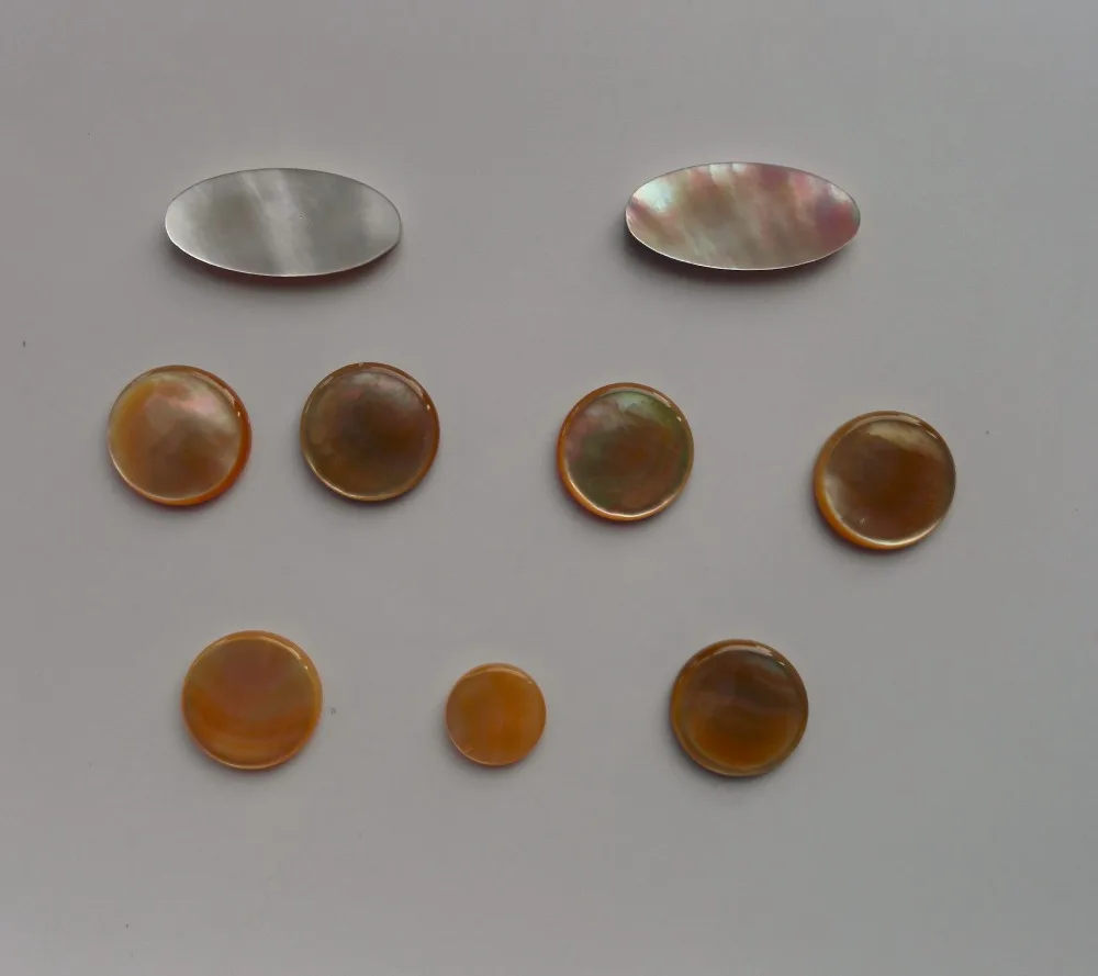 Saxophone real mother of pearl key buttons | Спорт и развлечения