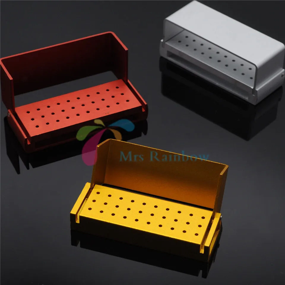 3 шт. стоматологические боры блоки Автоклавный держатель для дезинфекции