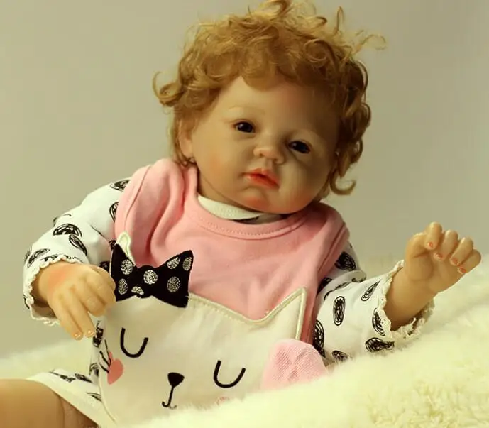 Кукла Reborn силиконовая 22 дюйма 55 см|toys for girls|baby toys girlsbebe reborn |