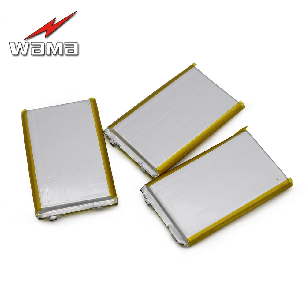 10x WAMA 606090 4000mAh 3,7 V литий-ионные полимерные аккумуляторы для цифровых продуктов MP4 планшета запасные аккумуляторы