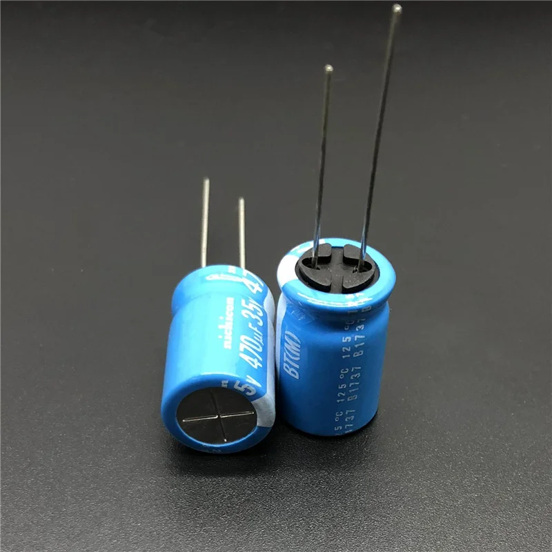 5 шт./20 шт. 470 мкФ 35 в NICHICON BT серия 12 5x20 мм Высокая надежность 35V470uF алюминиевый